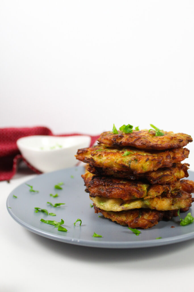 Zucchini Fritters | Who will do the dishes?