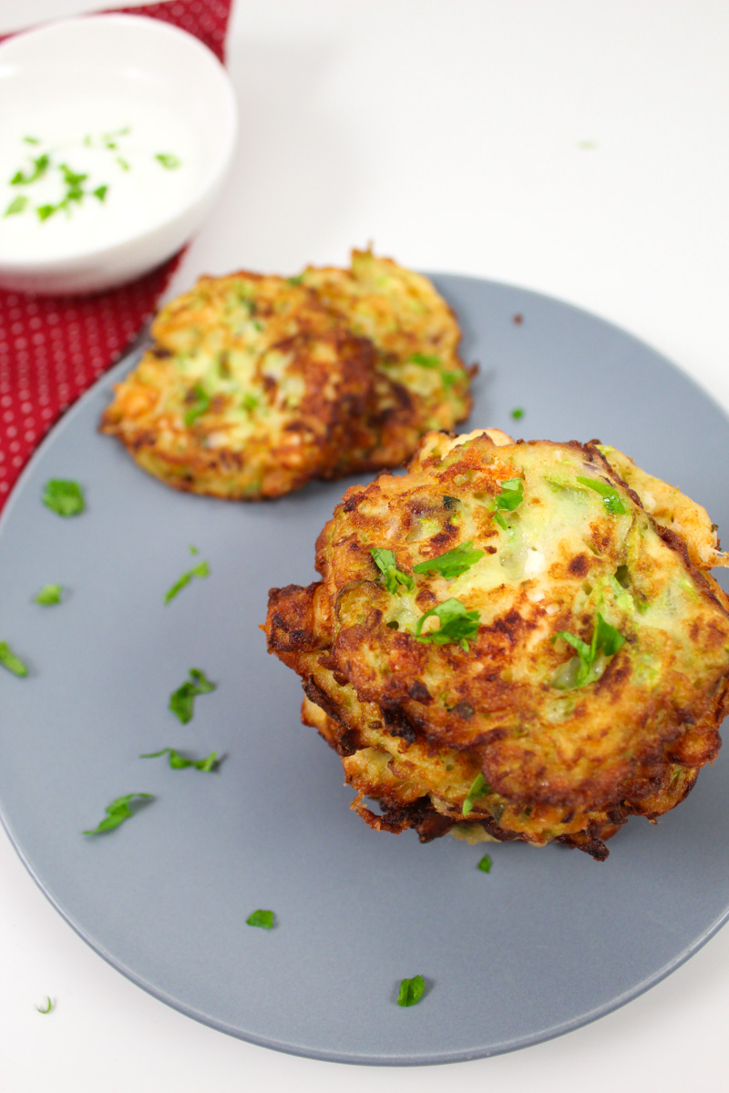 Zucchini Fritters | Who will do the dishes?
