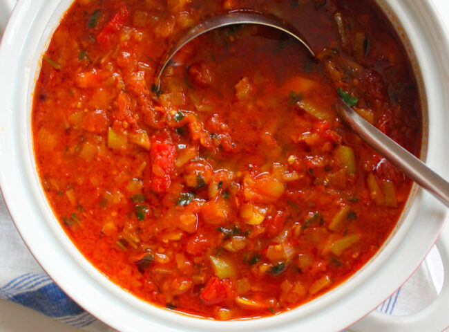 Tomato Soup with Four Ingredients